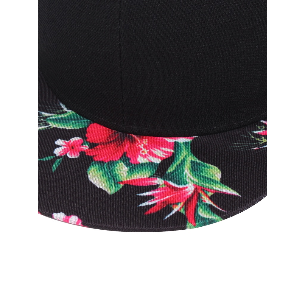Topi Snapback Motif Print Tulang Bahan Katun Gaya Korea Untuk Pria Dan Wanita