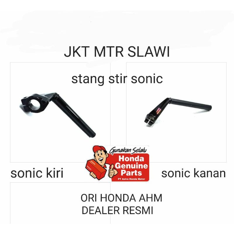 Stang stir kanan kiri sonic 150 led new harga satuan ori AHM