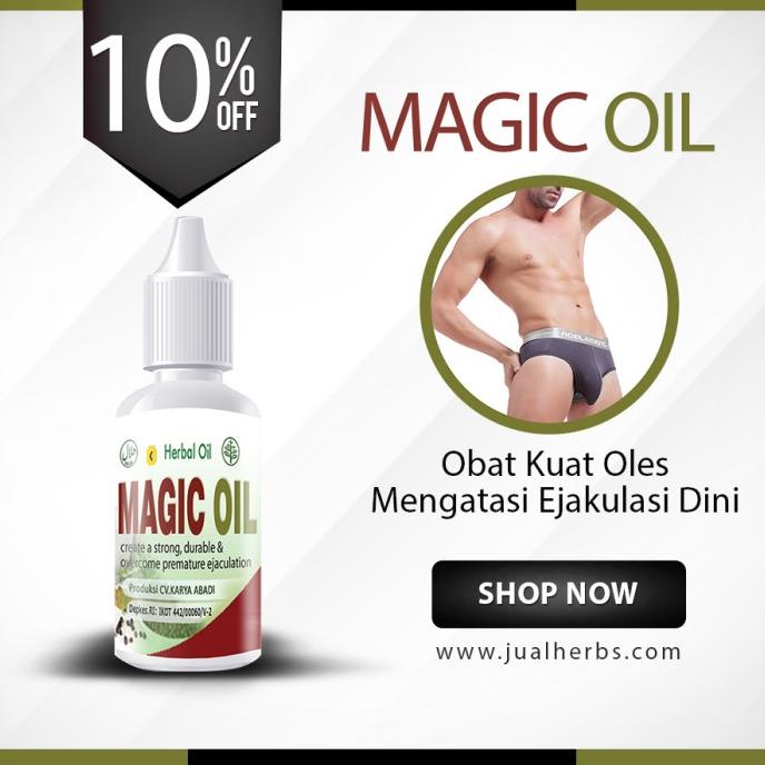 [Promo] Magic Oil - Minyak Herbal Pria Supaya Mudah Berdiri Kencang - Obat Obatan - Medicine