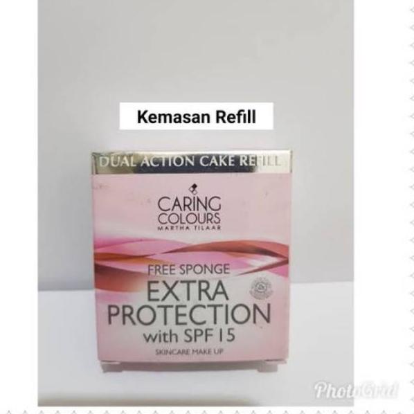 CKG.18Oc22g ▪ Caring Colours Dual Action Cake Extra Protection - Refill + Sponge