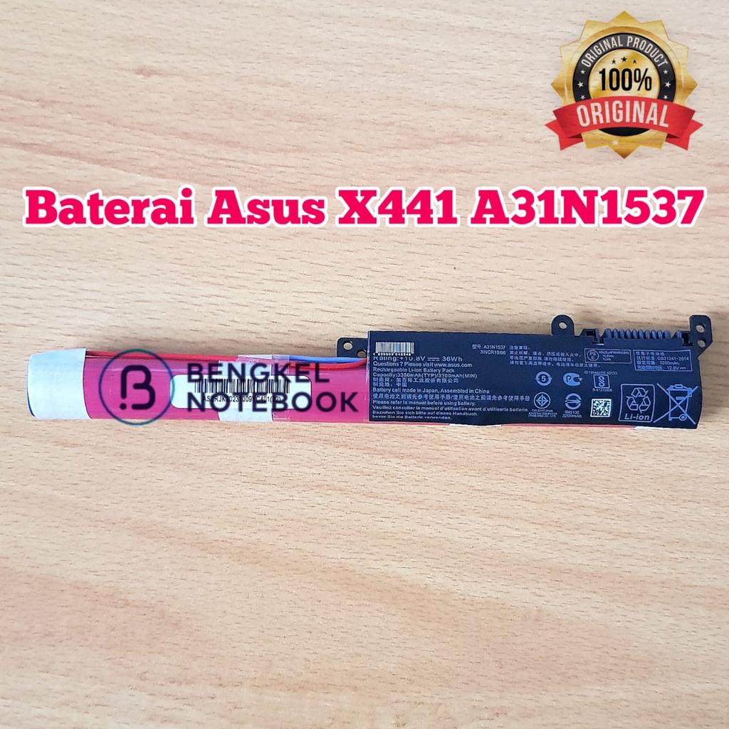 Baterai Laptop Asus A31N1537 A31LK41 A31LK5H X441 X441SA X441SC X441U X441UA X441U X441S X441SC X441SA X441N X441 X441UV X441UBR X441UAK X441MB X441UA X441BA X441B X441UV X441N X441NA