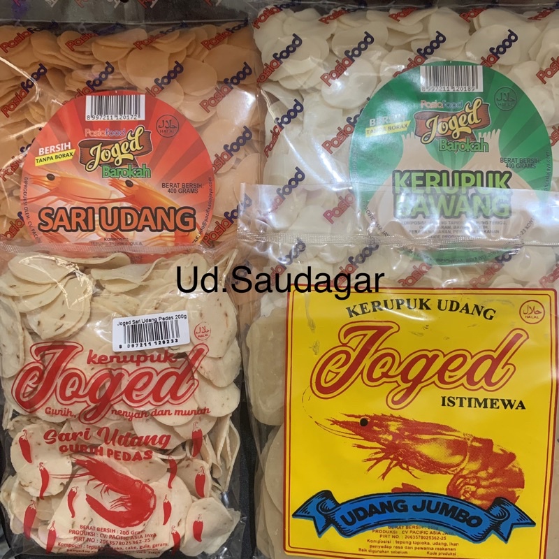 

Kerupuk Udang / Krupuk Bawang Joged / Udang Jumbo 400gr / 200Gr