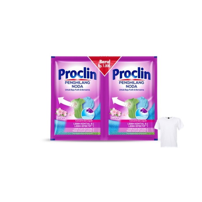 

Proclin Penghilang Noda Pakaian Baju Berwarna Renceng