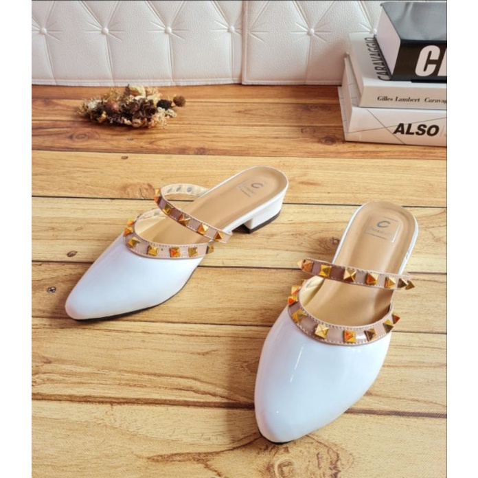 ABBUSHOES AG 13 bapau mules stut marci 3cm