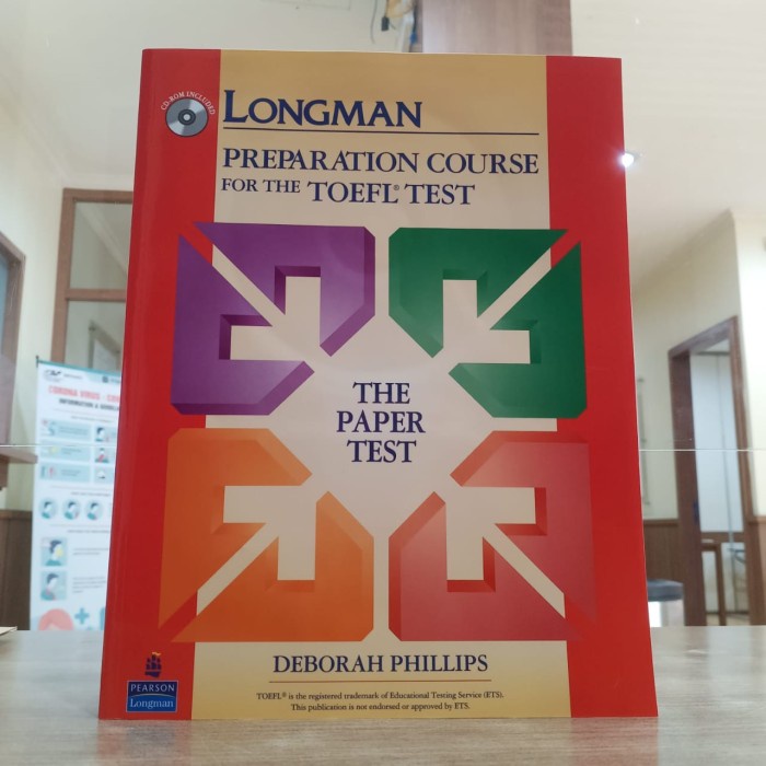 Persiapan Tes Buku Toefl Longman
