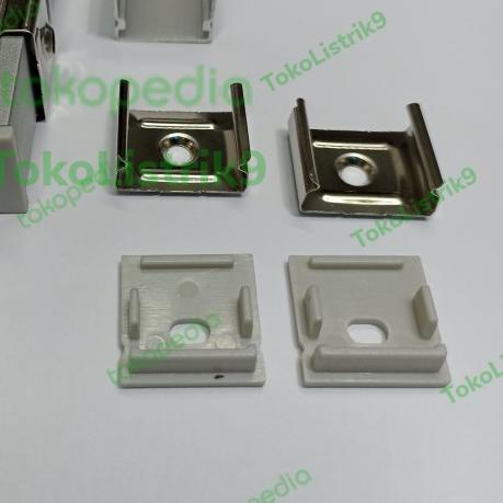 Housing LED Strip Aluminium/Casing LED Strip Aluminium Model U Tebal