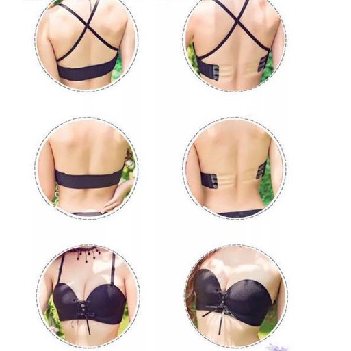 Subsidi--Kinarastorez - Bra Push up seamless tali depan bh pesta multiway strapless
