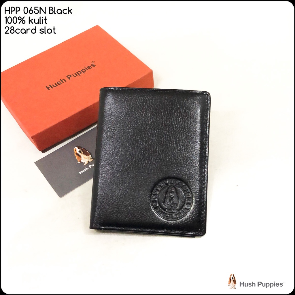 dompet hush puppies 065N super premium dompet cowok dompet kulit dompet murah dompet kartu