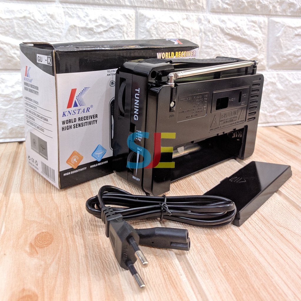 Radio Mitsuyama MS-4046 Portable AC DC FM AM SW / Radio Premium KNSTAR Suara Bagus