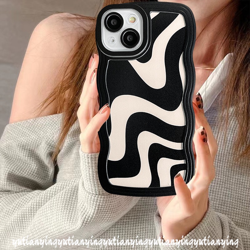 Soft Case Tpu Motif Zebra Untuk iPhone 13 11 Pro Max 7 8 6 6s Plus XR X XS Max 12 14 Pro Max 14 Plus SE 2020