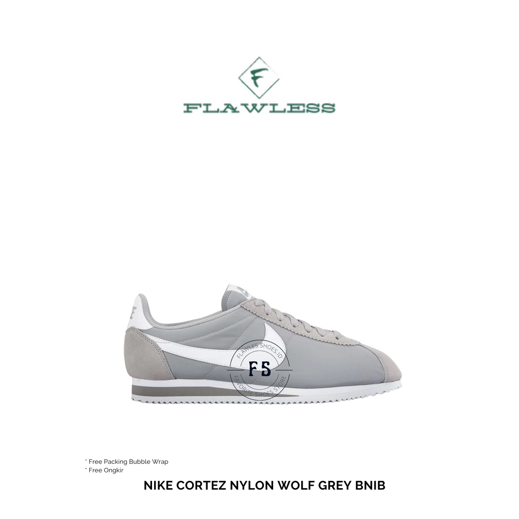 NIKE CORTEZ NYLON WOLF GREY BNIB