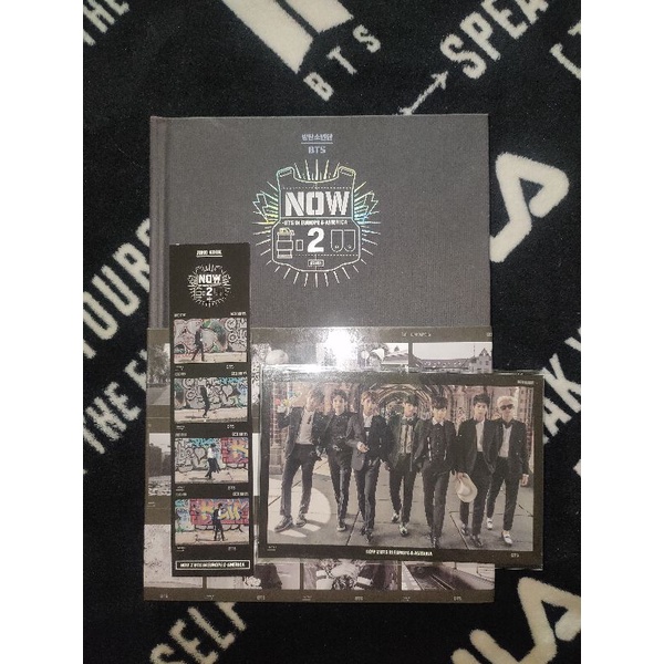 [VERY RARE] BTS - Now 2 Fullset Bookmark Jungkook | BTS in Europe & America | Old Rare