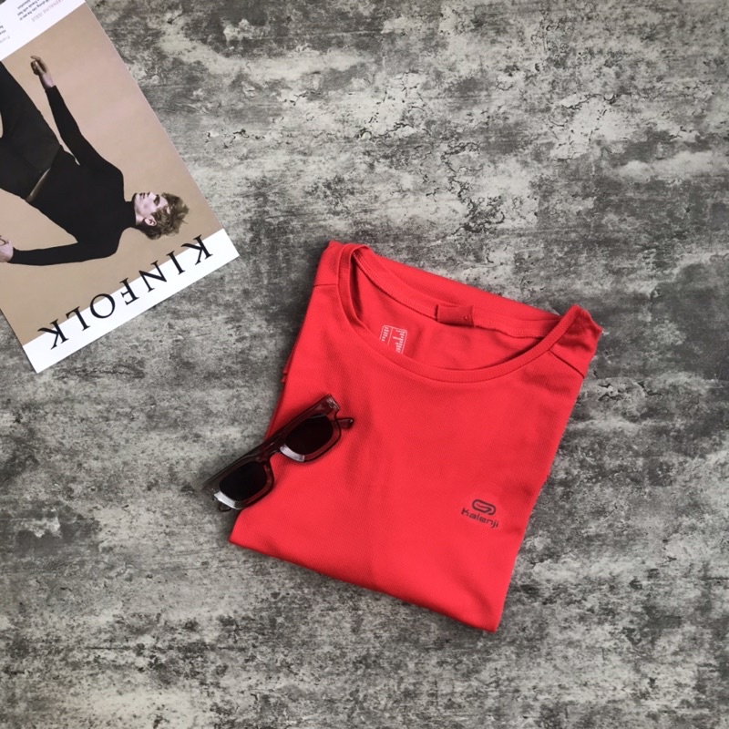 Kalenji Decathlon Original Kaos Pria Dry Fit Sport