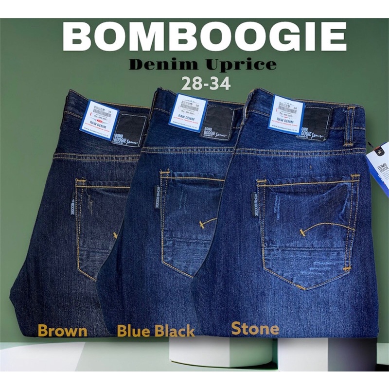 Celana Jeans Pria Bomboogie premium Orginal