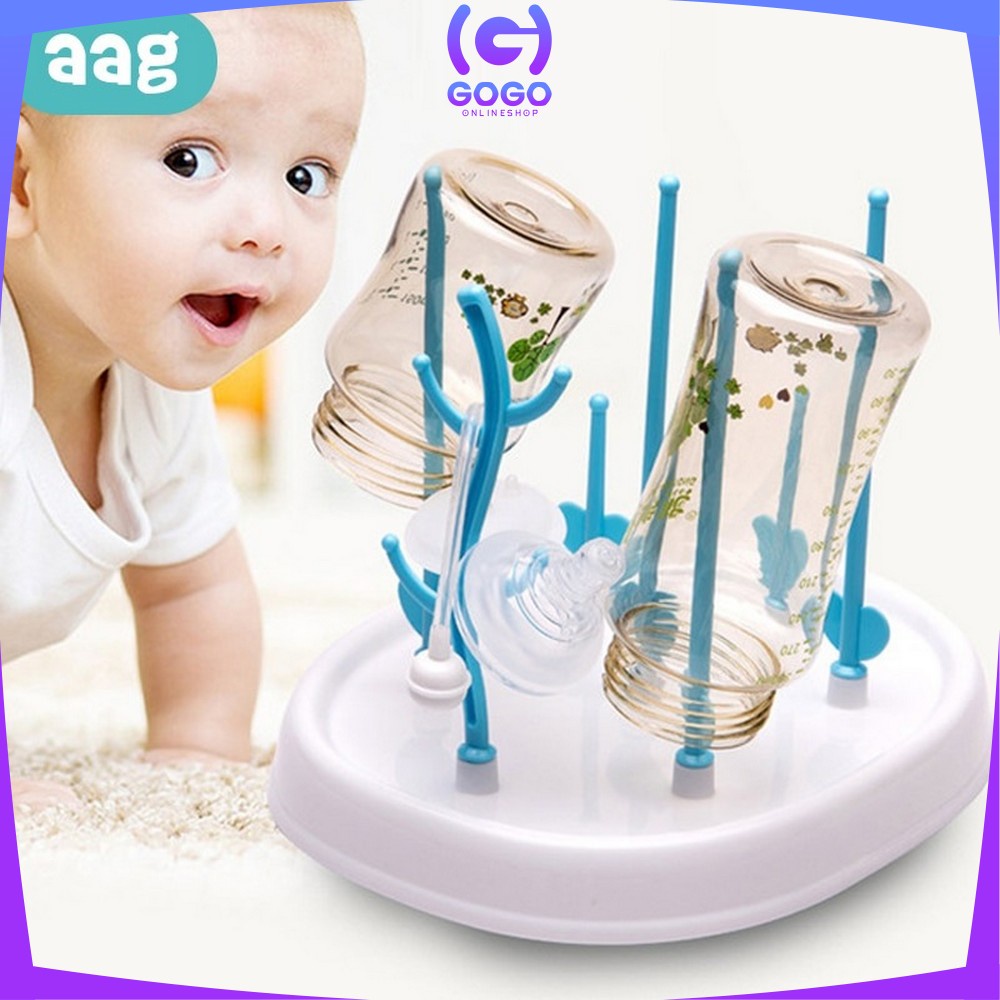 GOGO-C52 Rak Botol Susu Bayi / Baby Bottle Drying Rack / Rak Pengering Botol Dot Perlengkapan Bayi
