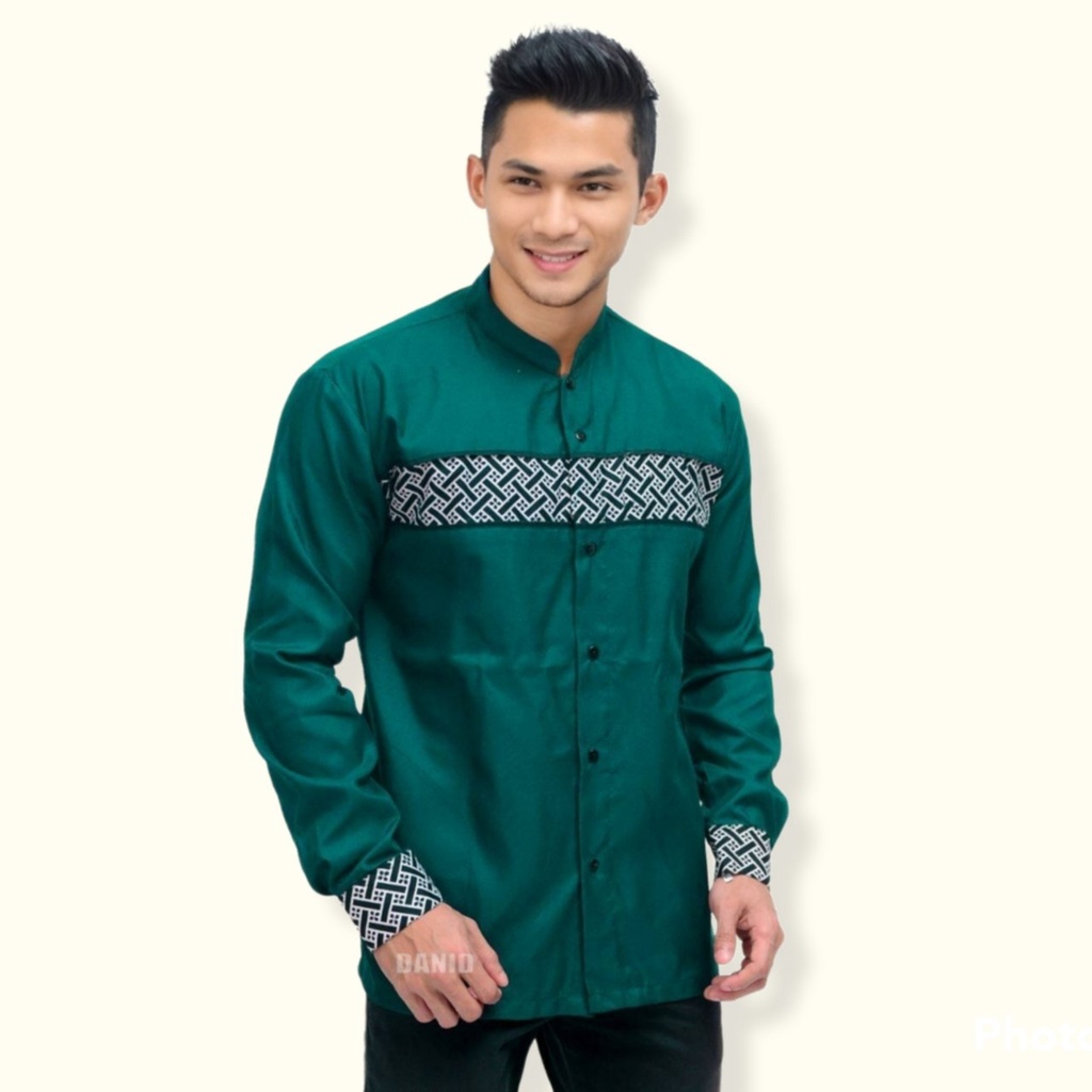[NEW] Baju Koko Pria Gus Azmi Syubbanul Muslimin Kombinasi Hadroh Azzahir Hilw KEMEJA KOKO PRIA BAJU