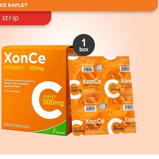 

Bisa COD Xonce Kaplet 500mg 1 Box isi 10 Strip @6 Kaplet !!!