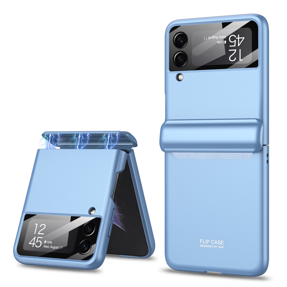 Case Magnetik Model Lipat Tahan Jatuh Untuk Samsung Galaxy Z Flip 4