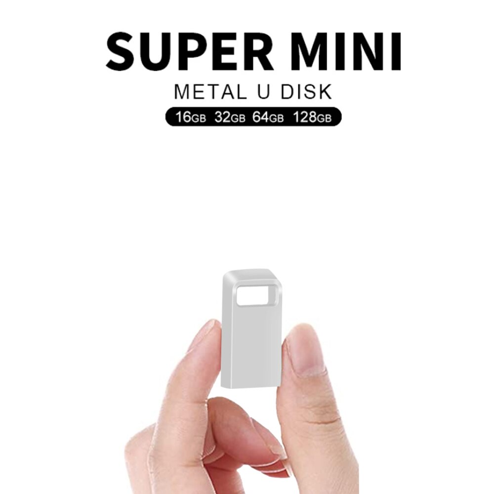 Flash Drive USB 2.0 Kecepatan Tinggi Bahan Metal Kapasitas 1TB 2TB