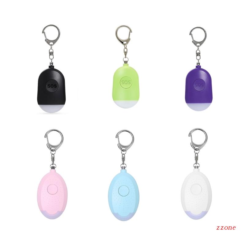 Zzz Gantungan Kunci Alarm Sirene 130dB Dengan Lampu LED Untuk Orang Tua