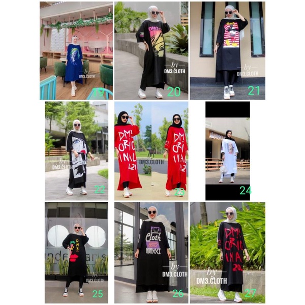 Midi Tunik DM3cloth Original, Tunik Wanita