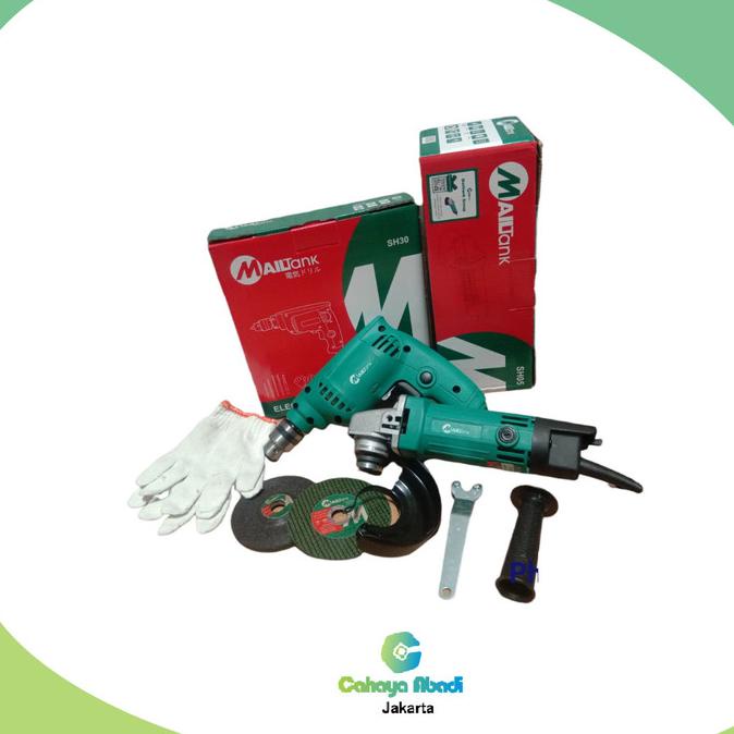 :>:>:>:>] Paket Bor & Gerinda Mailtank / Mesin Gerinda Mailtank SH 05 / Bor 10mm