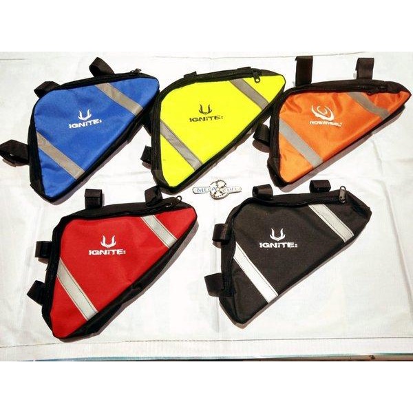 Termurah TAS FRAME SEGITGA SINGLE sepeda pannier mtb bagasi xc balap batang