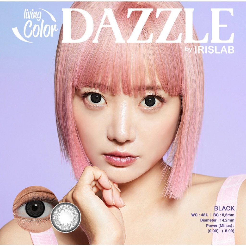 Softlens Living Color Dazzle Minus (-0.50 s/d -2.75) by Irislab