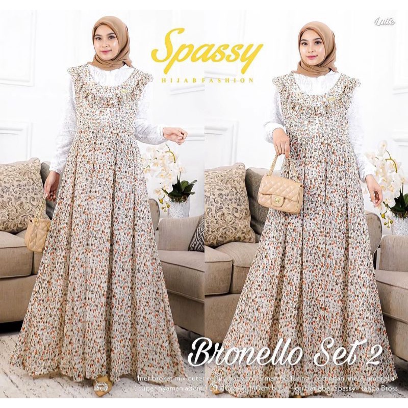 BRONELLO SET 2 | DRESS CERUTY MIX BRUKAT