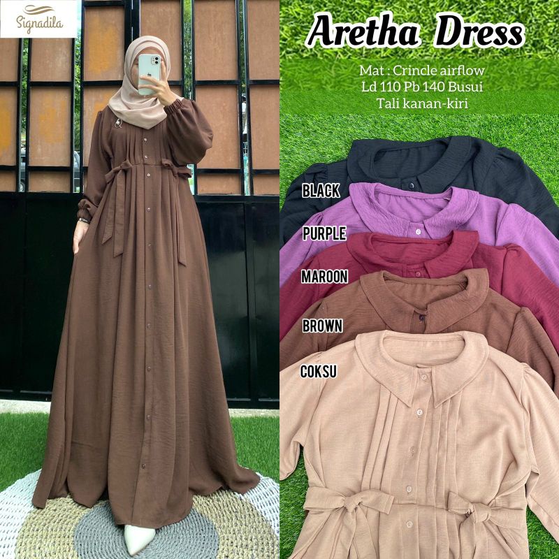 ARETHA DRESS ORI SIGNADILA