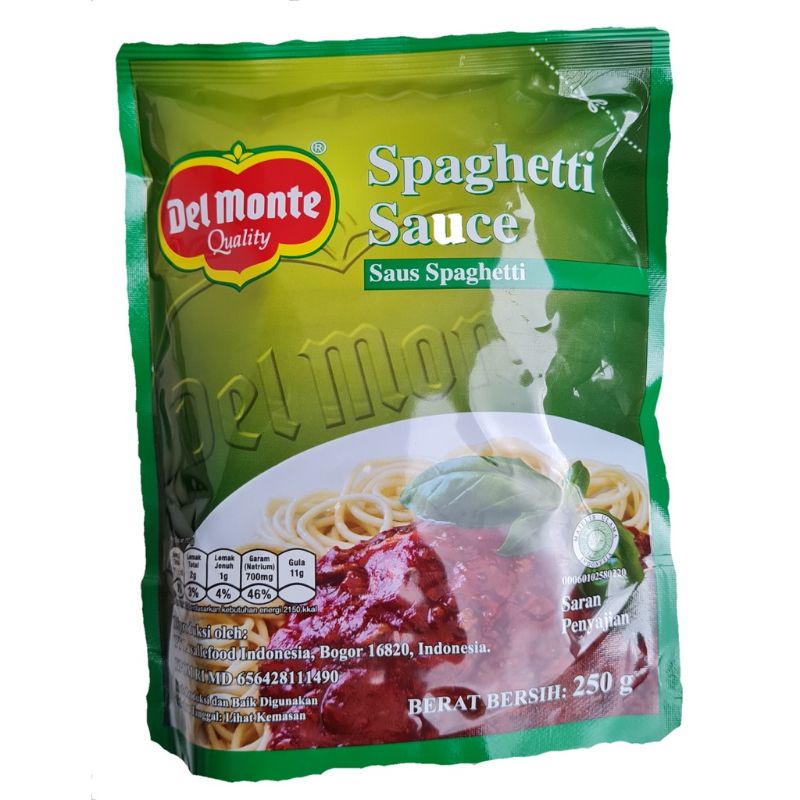 

Delmonte Saus Spaghetti 250gr