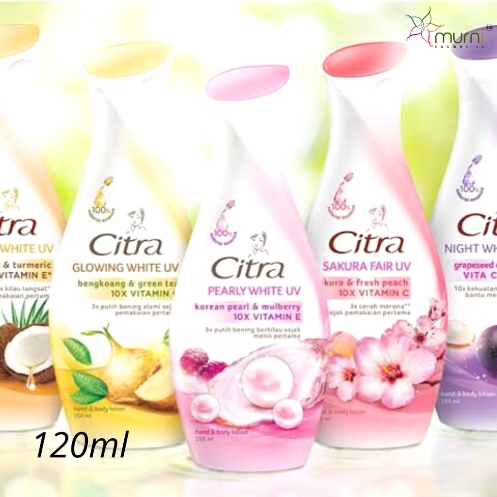 CITRA WHITE UV  BODY LOTION 120ML