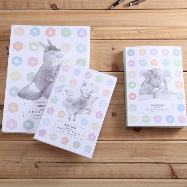 

Mudah Potentate Sketch Book Soft Cover A5 Motif Berkualitas