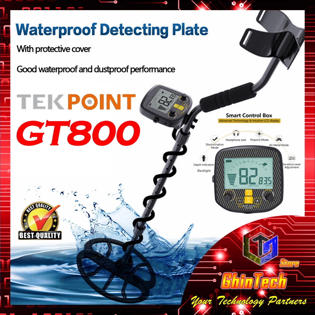 Tekpoint GT800 GT 800 Detektor Logam Profesional Detektor Emas bukan TX 850 TX850