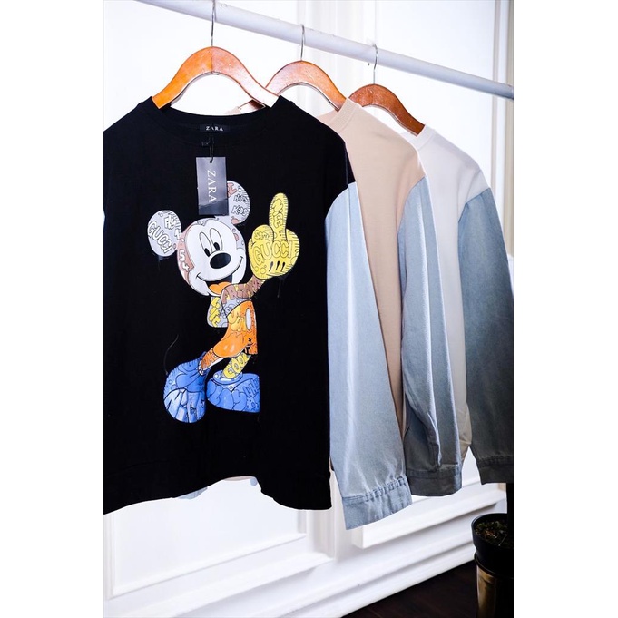 SWEATER LENGAN PANJANG MICKEY BAHAN PREMIUM BANGKOK BKK,2761.SWTR