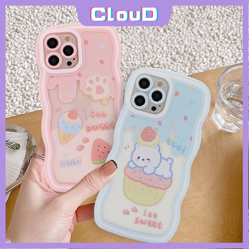 Soft Case Motif Beruang Untuk Oppo A15 A12 A57 2022A76 A54 A77s A16K A96 A16 A7 A55 A95 A15s A53 A9 A16s A74 A1K A72 A35 A5s A33 A5s A16 A6 A12 A3s A5s A53 A16 Cover Krim