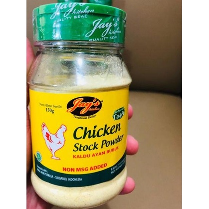 

9.9 SALE Kaldu ayam bubuk/chicken stok JAY’S 150g non msg !!!