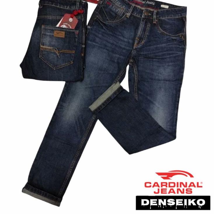 Viral celana jeans CARDINAL original standar pria - Cardinal original pria