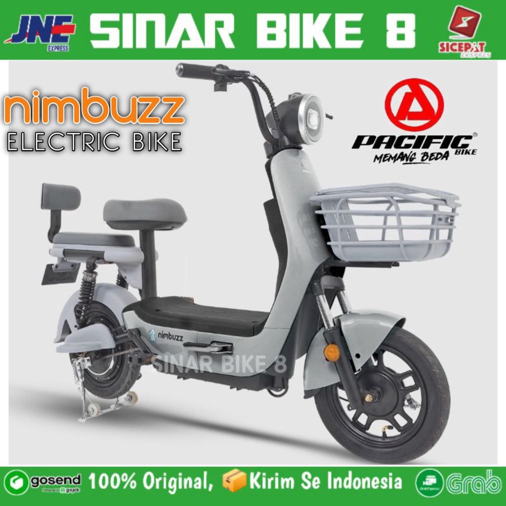 Sepeda Listrik Electric Bike PACIFIC NIMBUZZ dan PACIFIC SKELETON 5.0  E-BIKE 14 x 2.50