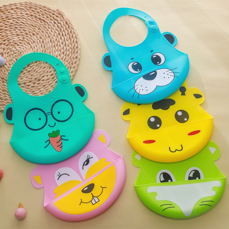 Baby Feeding Apron Baby BIB Slabber Full Silicone 297
