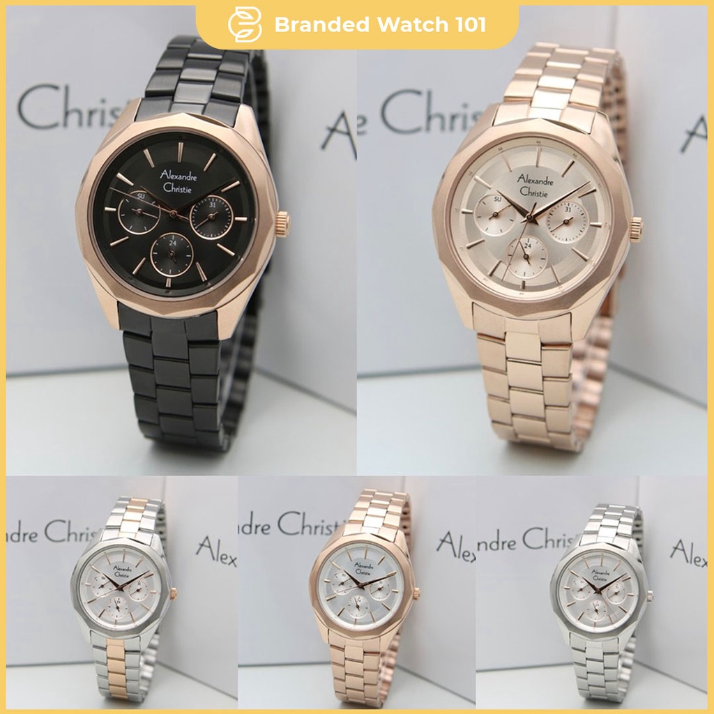 ORIGINAL Jam Tangan Wanita Alexandre Christie AC 2898 / AC2898 / 2898 Garansi Resmi 1 Tahun.