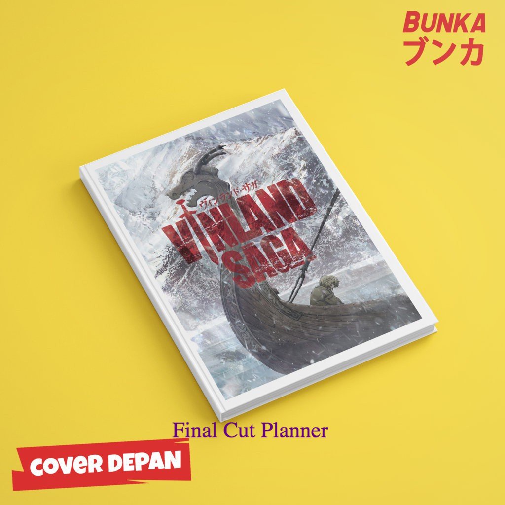 

Notebook Anime Vinland Saga Hardcover A5 Buku Tulis Catatan Notes Agenda Planner Jurnal .