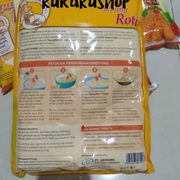 

TRXNn4N8--TEPUNG ROTI BREAD CRUMP J FOOD MIX KUNING 500 gram