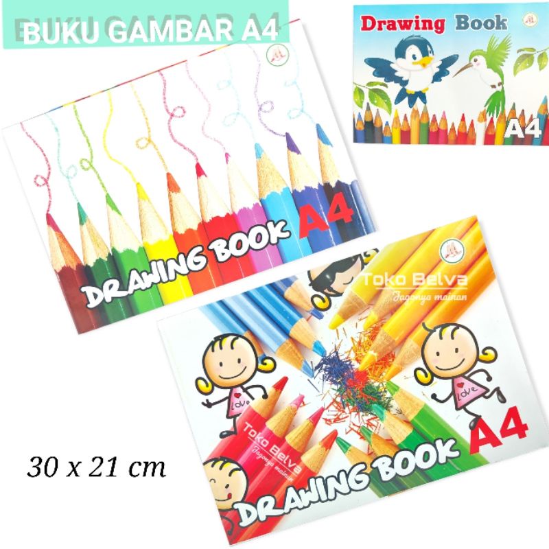 Drawing Book Buku Gambar Merk SIDU Uk. A4