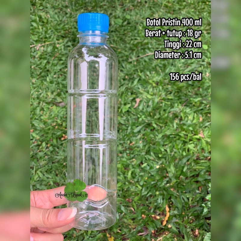 Botol Pristin 400 ml Botol Kosong Juice Kopi Syrup Teh