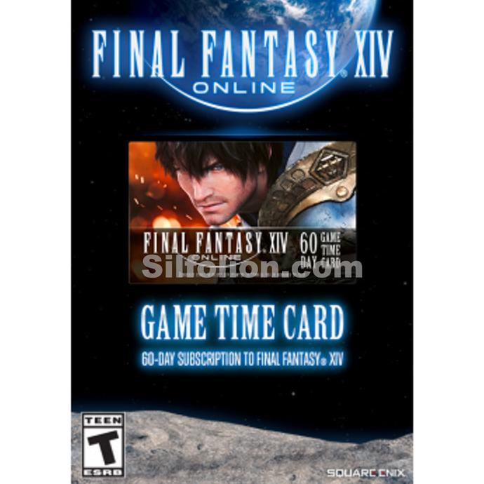Final Fantasy XIV Game Time Card 60 Day Hari Region EU NA FF XIV FFXIV