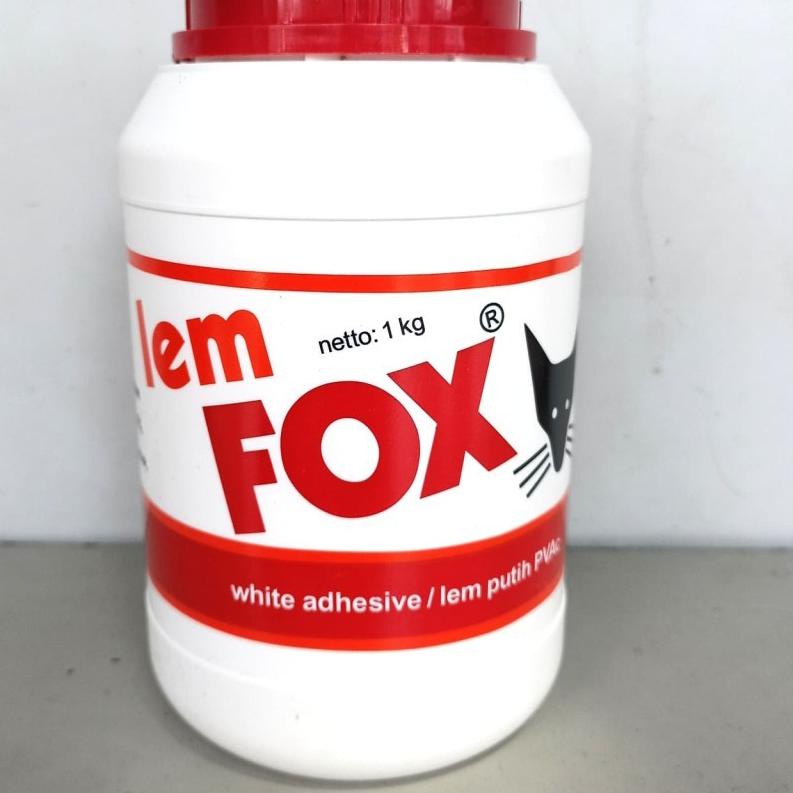 

Hot Sale Lem Putih FOX Botol 1 Kg Lem PVC 1kg .. .. ..