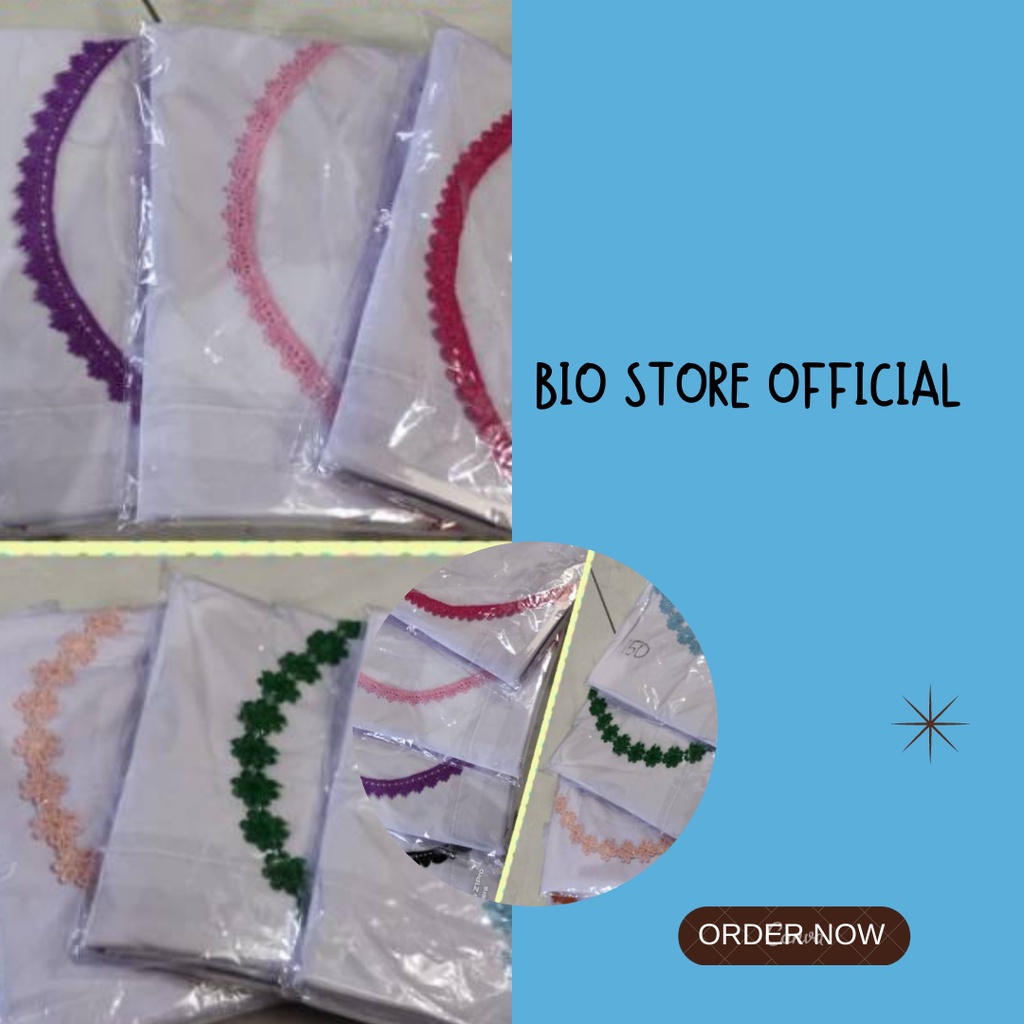 Hijab Renda Warna/ Hijab Renda Santriwati Gontor/ Hijab Renda Santri