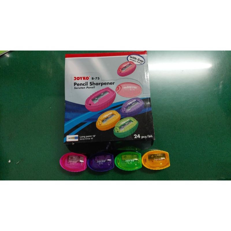 

[BOX ISI 24] RAUTAN PENSIL B-75 JOYKO HIGHQUALITY / SERUTAN PENSIL / SERUT / RAUT