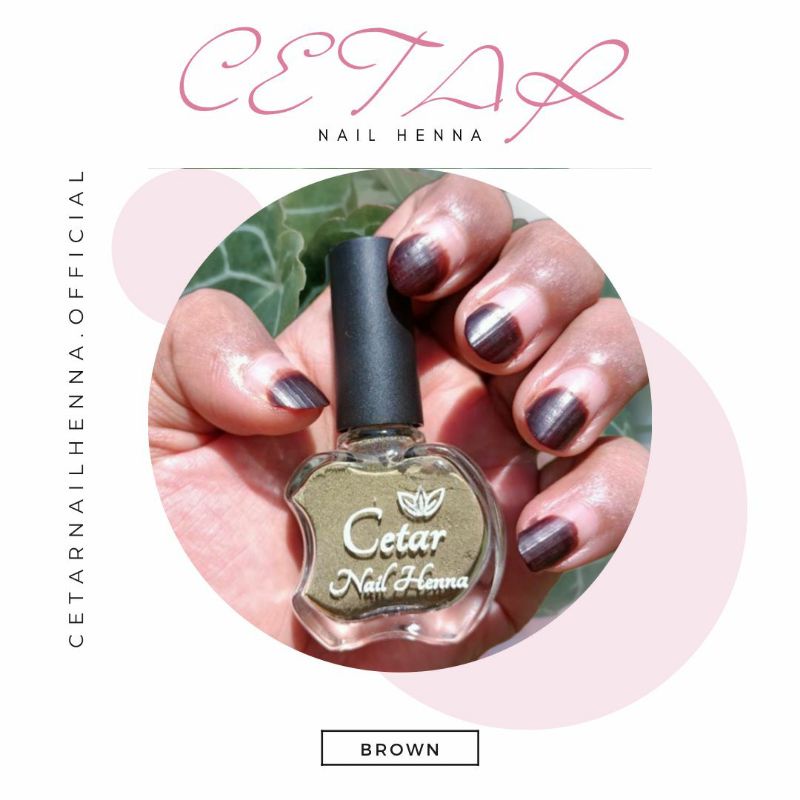 CETAR NAIL HENNA/HENNA MUSLIMAH/KUTEK MUSLIMAH